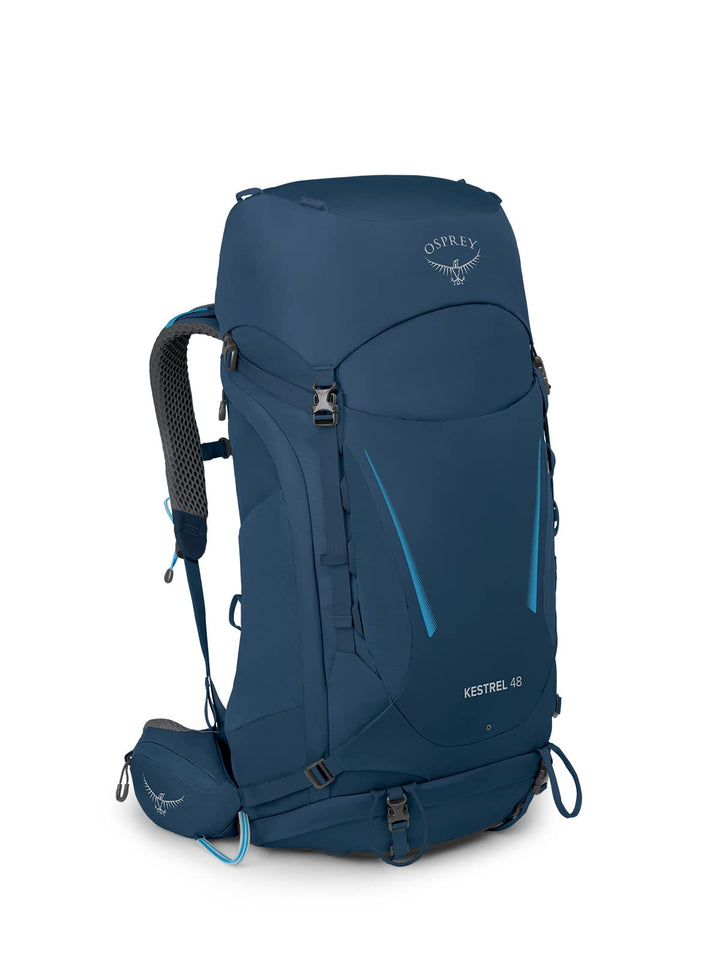 Osprey Europe Herren Kestrel 48 Rucksack Atlas Blue S-M, Atlas Blue S-M