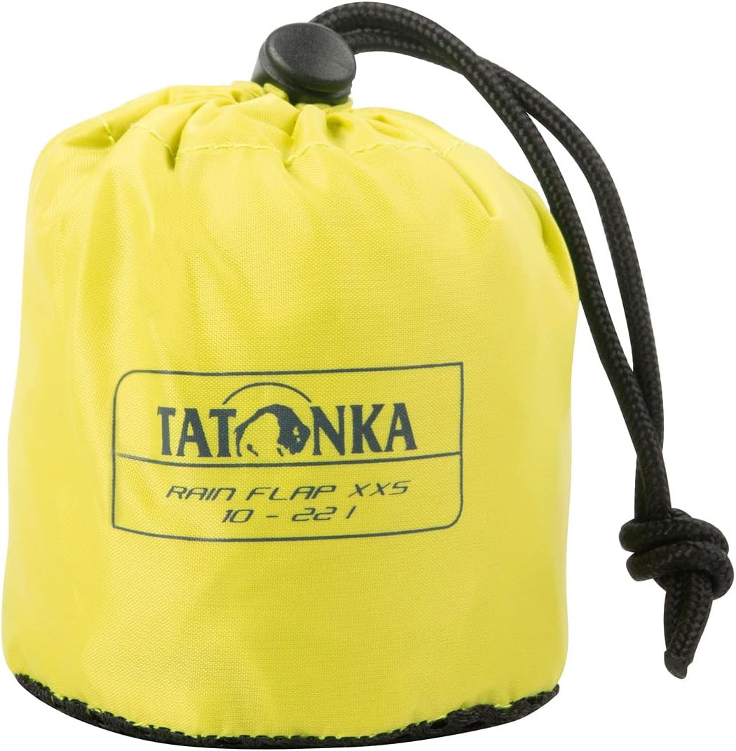 Tatonka Rain Flap - wasserdichte Regenhülle für Rucksäcke - Kleines Packmass - Mit Schnürzug und Kor
