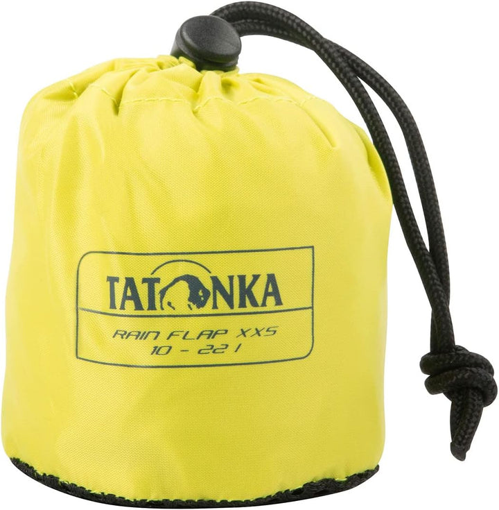 Tatonka Rain Flap - wasserdichte Regenhülle für Rucksäcke - Kleines Packmass - Mit Schnürzug und Kor