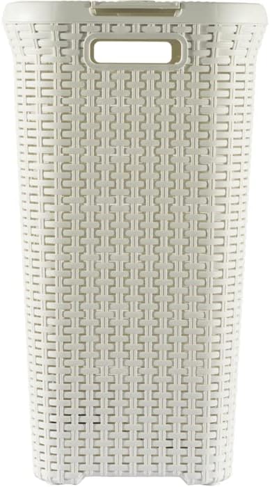 CURVER Style 60L Wäschebox, Plastik, Creme, 44.8 x 34.1 x 61.5 cm Einzelbett 44.8 x 34.1 x 61.5 cm,