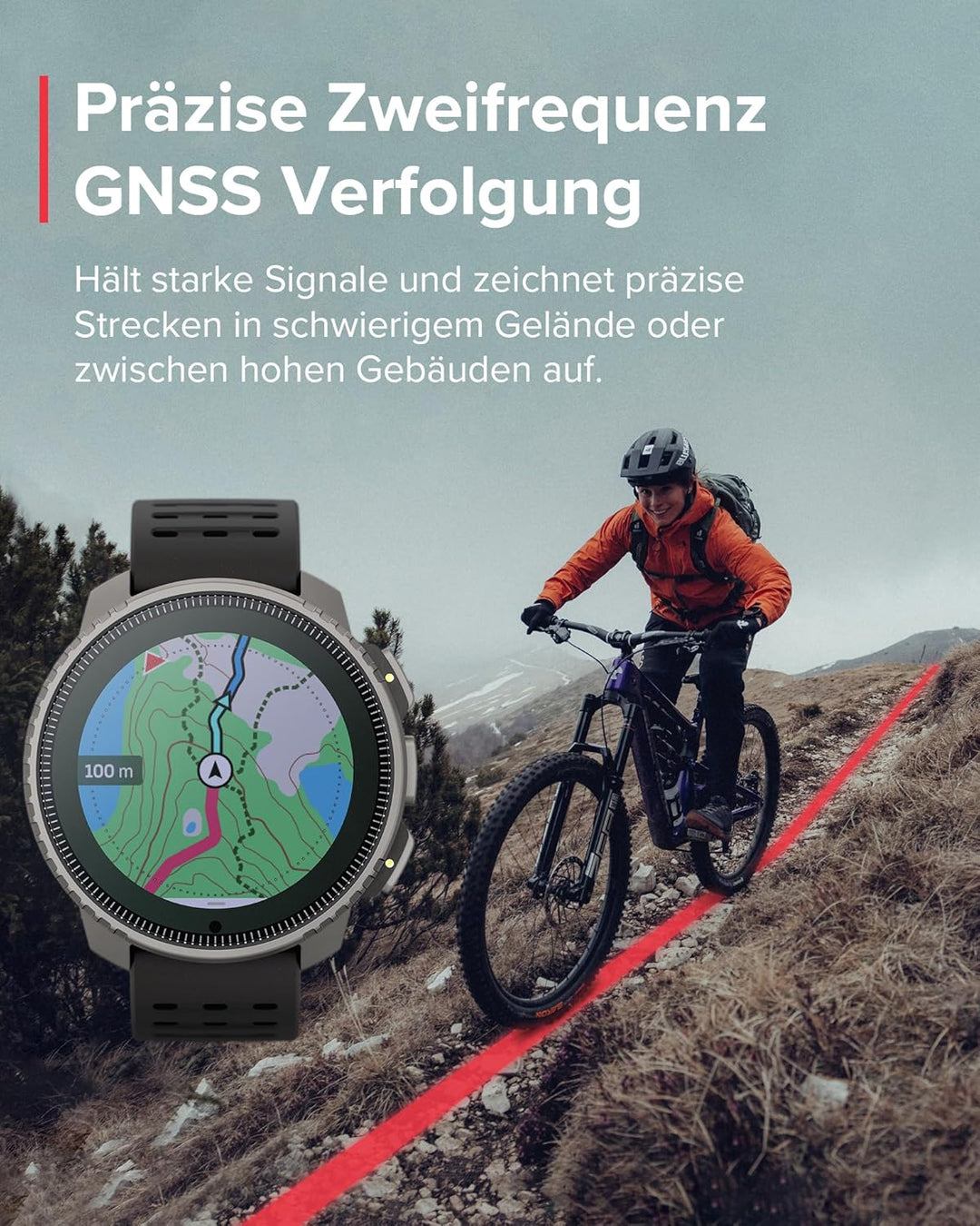 SUUNTO Vertical Abenteuer Uhr - GPS Smartwatch, Zweifrequenz GPS Navigation, Kostenlose Offline-Kart