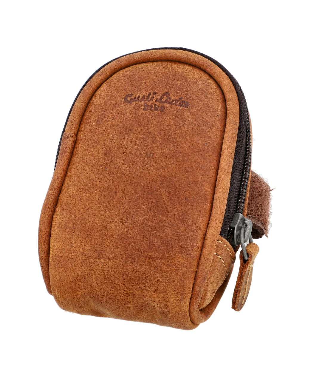 Gusti Satteltasche Leder - UDO B. Schlauchtasche mit wasserfestem Fahrradtasche für Werkzeug Lederta