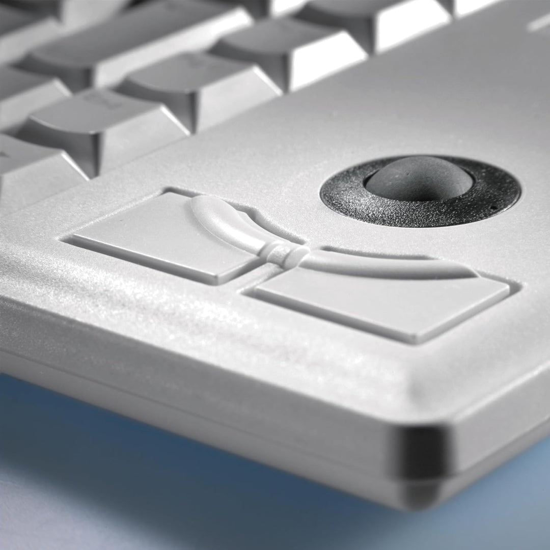 CHERRY Compact-Keyboard G84-4400, Internationales Layout, QWERTY Tastatur, kabelgebundene Tastatur,
