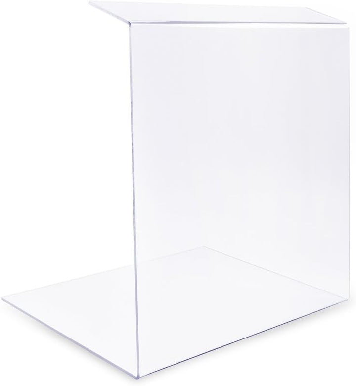 Trofecto Spuckschutz Trennwand aus Plexiglas ähnlichem PETG als Thekenaufsatz - Plexiglas Aufstellle