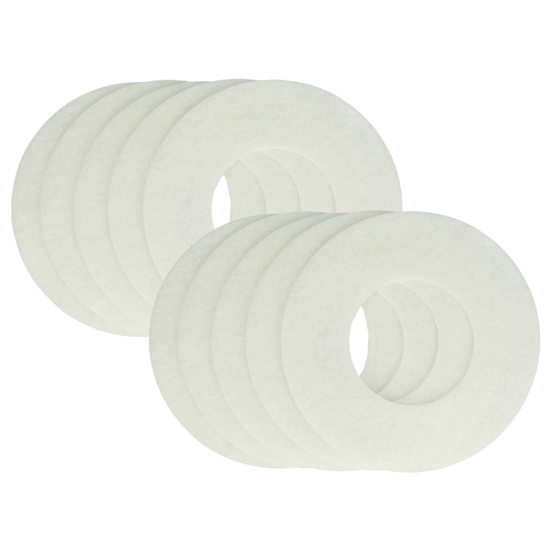 vhbw 10x Filter kompatibel mit Balzer A 60, A 90, L-G, L-G/BM, L-W Unterputz- / Aufputzlüfter Lüfter