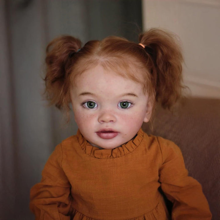 Zero pam Grosse Grösse Reborn Baby Mädchen-65CM Reborn Puppen Lebensecht, Babypuppe Wie Echtes, Sili