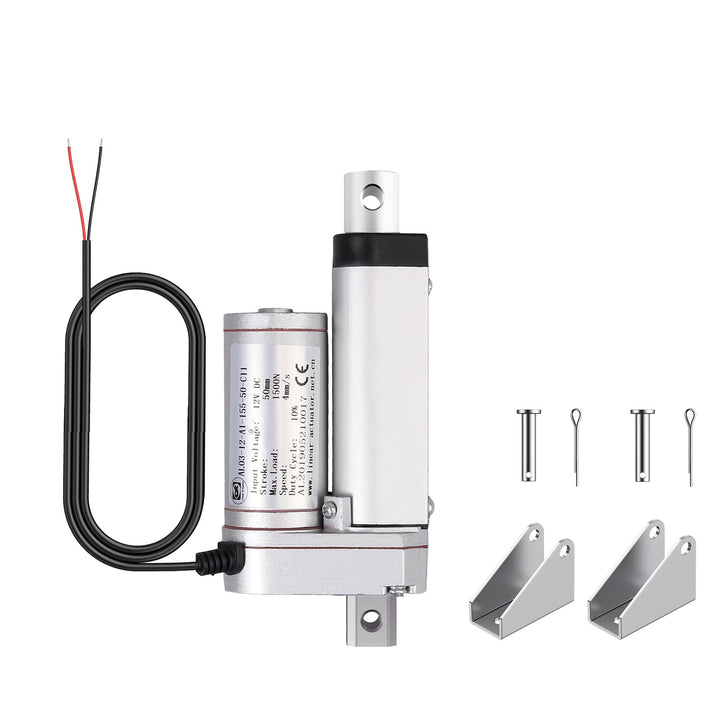 Justech Linearmotor Verstellantrieb Toröffner Linear Actuator Motor 12v DC 1500N 50mm Lineartechnik