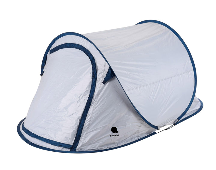Pop Up Wurfzelt für 2-3 Personen in blau, grün oder Silber - Trekking und Camping Sofortzelt - Autom