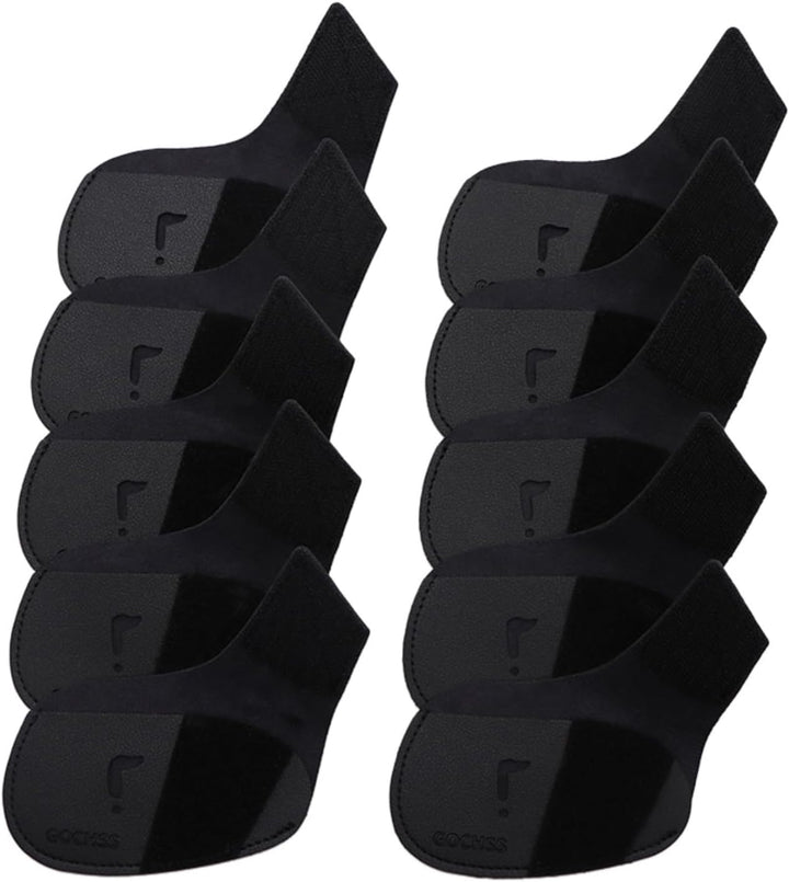 Golf Eisenkopf-Schoner, 10 Stück, PU-Material, passend für Rechtshänder, Golfclub-Schutz für Titleis