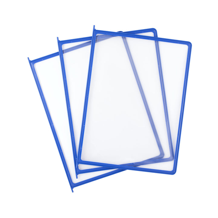 Leviatan Sichttafel Panel A4, PP 10er Packung, Blau Panel Blau, Panel Blau