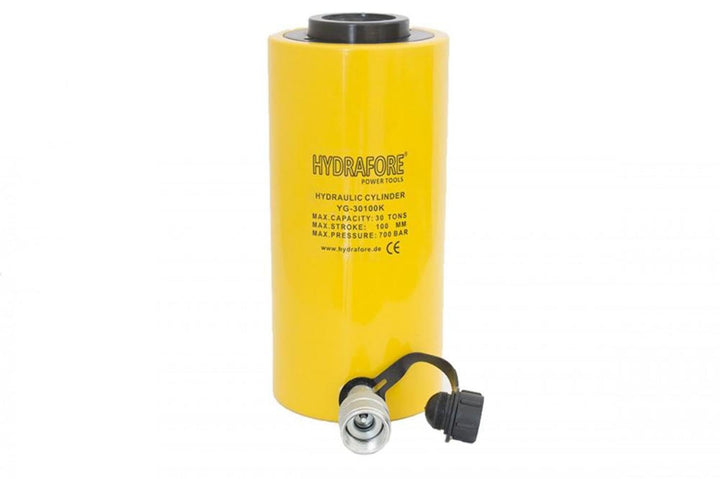 HYDRAFORE Einzelwirkender Hohlzylinder (30 Ton, 100 mm)
