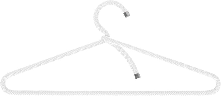 Peppermint Products Hanger | 3er Textil-KLEIDERBÜGEL-Set aus Seil | Rutschfester Designer-Bügel f. J