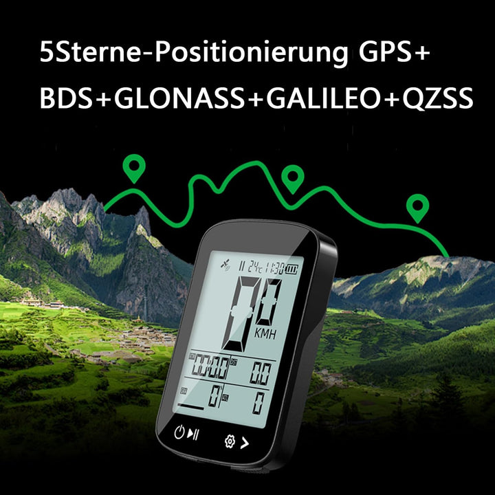 2,2/2,4 Zoll Fahrradcomputer, kabelloser Kilometerzähler, wasserdichter Multifunktions-Tachometer, g