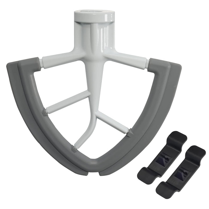Flex Edge Schlägel für KitchenAid 4,5–5 Quart Kippkopf-Standmixer, Flachrührer Zubehör Mit Beide Kan