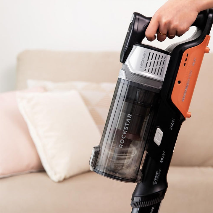 Cecotec Staubsauger Kabellos Conga Rockstar S30 Flex. Ultraleicht 2,5 kg, 80 AW, BLDC-Motor, 240 W,