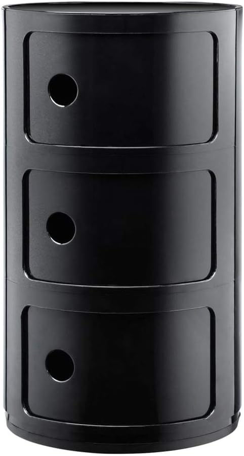 Kartell 496709 Container Componibili schwarz Modern Schwarz, Modern Schwarz