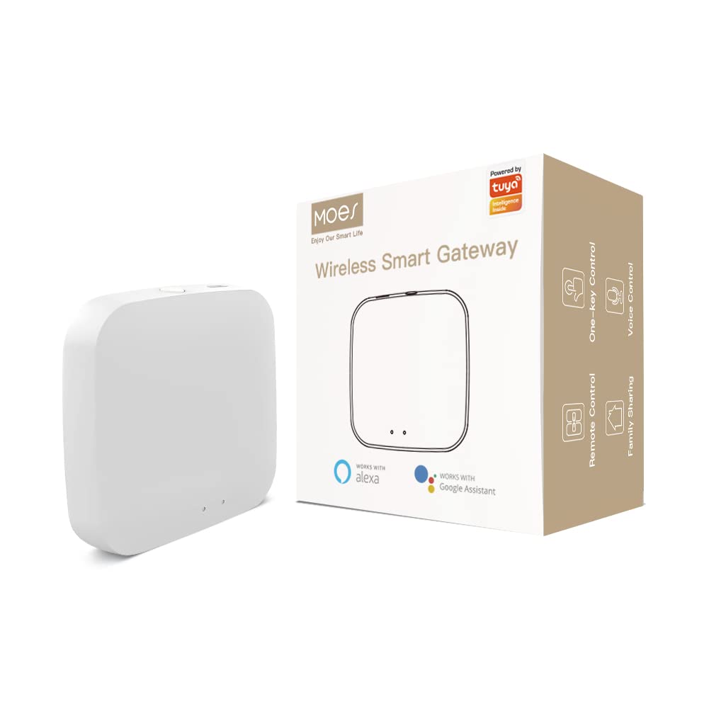 MOES Tuya ZigBee und BLE Multi-Mode Smart Home Gateway WiFi Mesh Hub, Arbeit mit Tuya ZigBee oder BL