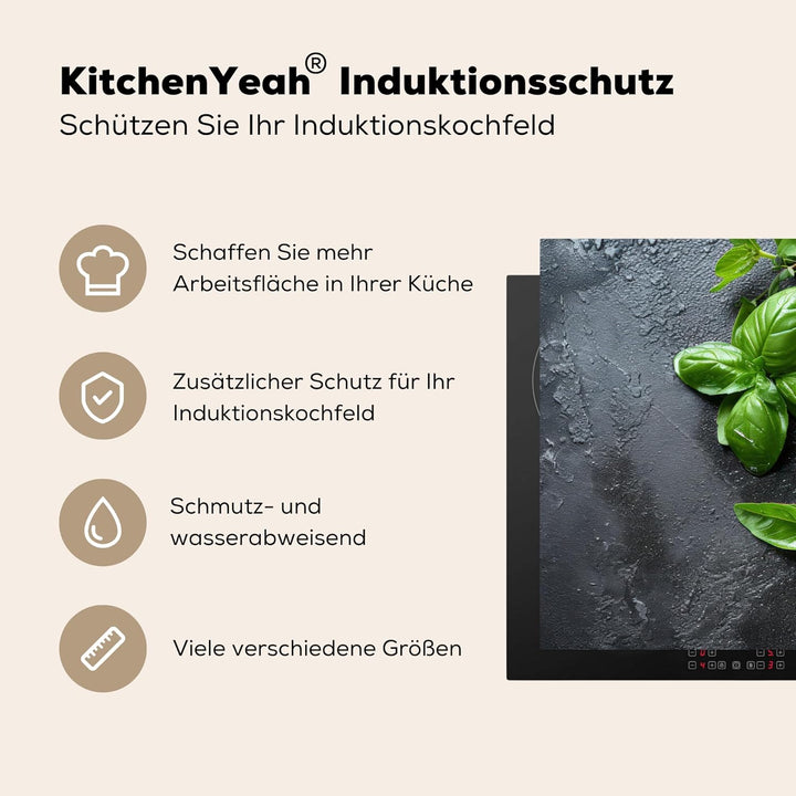 Herdabdeckplatte Einteilig Induktionsmatte Küche Abdeckung Ceranfeld Herd Abdeckplatte Deko Vinyl Ma
