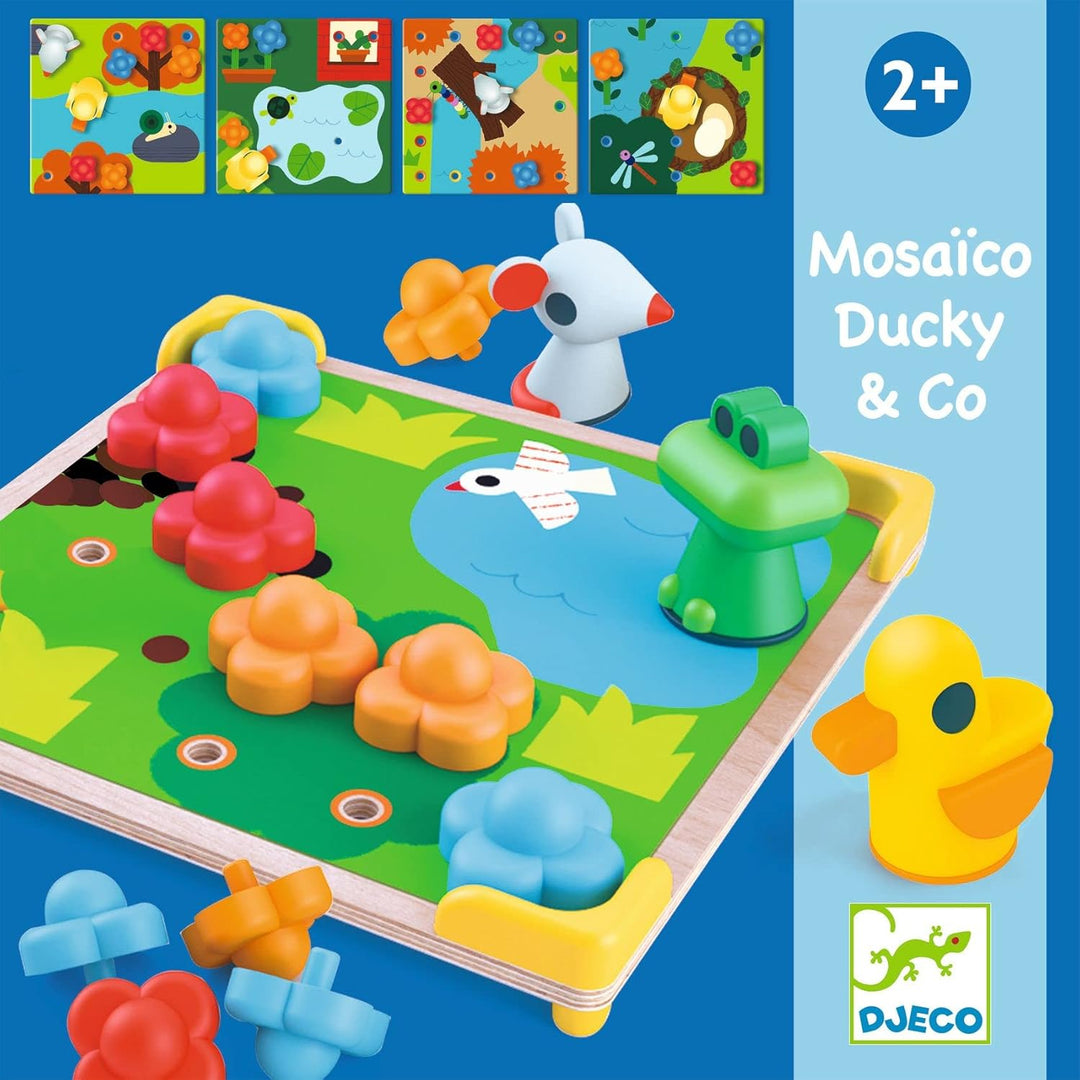 Djeco Mosaico - Ducky und Co | 1 Spieler | Lernspiel #DJ08142
