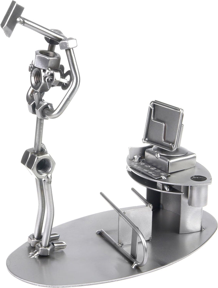 metalman24 Schraubenmännchen PC Crash Büro Börsencrash I Handarbeit I Geschenkidee I Metallfigur I M