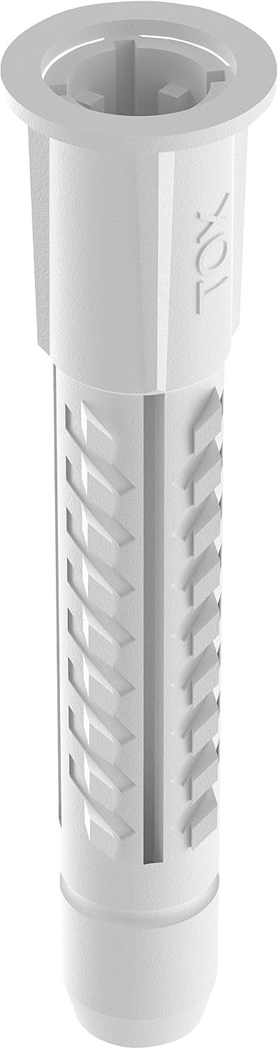 TOX Allzweckdübel mit Kragen Deco 6 x 28 mm in Runddose, Dübel für Fast alle Baustoffe, 230 Stück, 0
