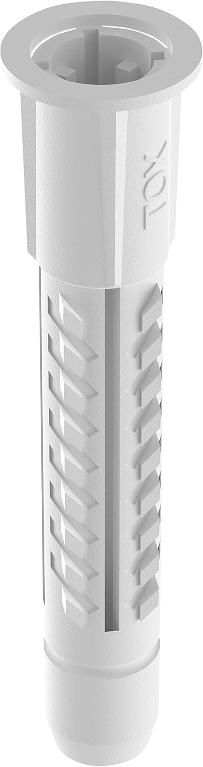 TOX Allzweckdübel mit Kragen Deco 6 x 28 mm in Runddose, Dübel für Fast alle Baustoffe, 230 Stück, 0