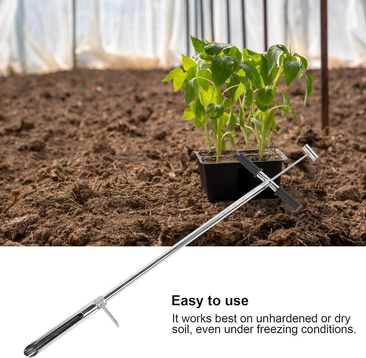 Bodenprobenehmer, Bodenprobe Sonde Bodensonden-Probenehmer Edelstahl-Bodenprobenehmer Rohrförmige Fa