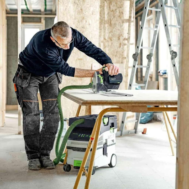 Festool Akku-Absaugmobil CTMC MIDI I-Plus CLEANTEC (mit Hauptfilter, SELFCLEAN Filtersack, Saugschla