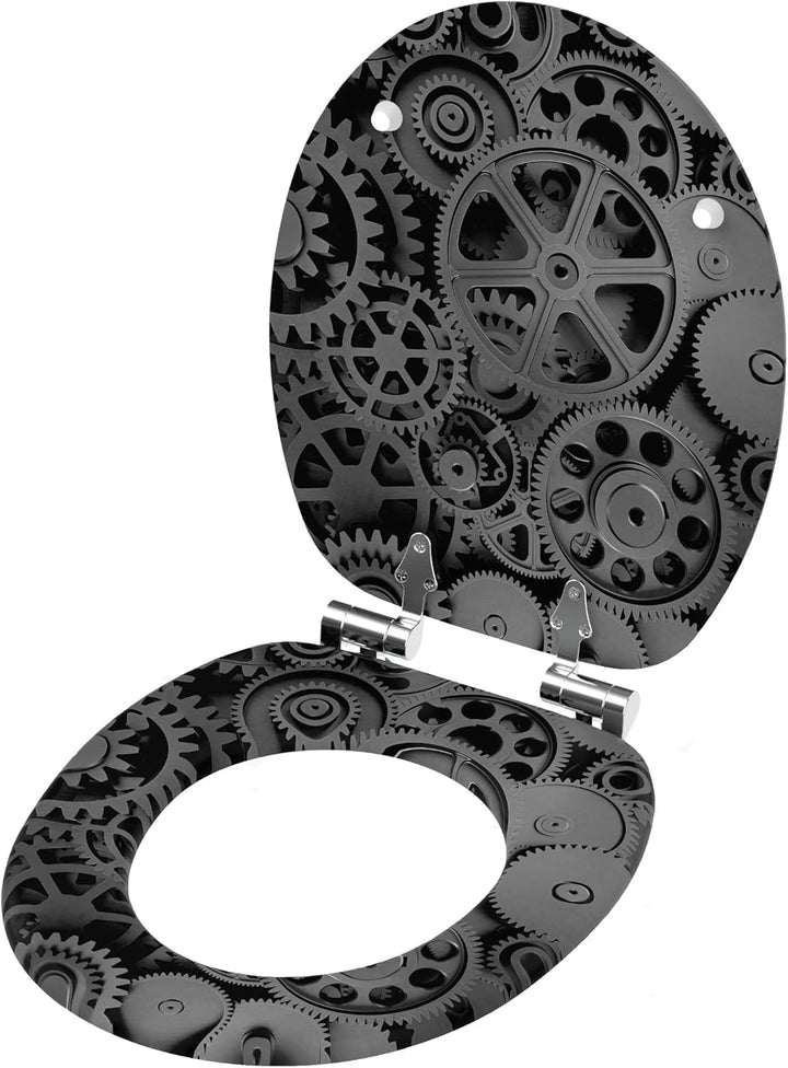 Sanilo WC Sitz mit Absenkautomatik, viele neue Toilettendeckel zur Auswahl, hochwertige Oberfläche,