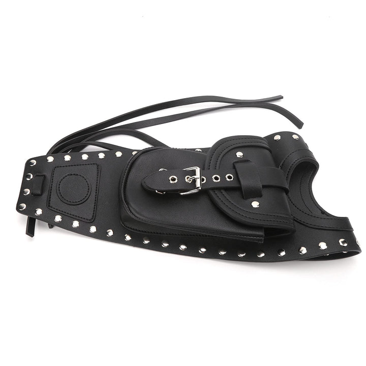 Motorrad Tanktasche Kunstleder Tanktasche Schwarz Tankpad Motorradzubehör, Gepäck und Zubehör
