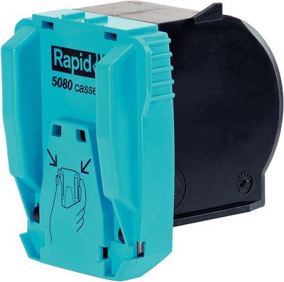 Rapid 20993701 Heftklammer-Kassette 5080, für elektrisches Heftgerät 5080e, 3x5000 Stück 15000 Piece