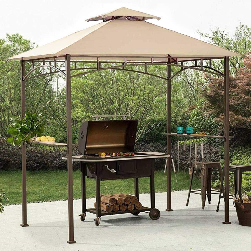 Ontheway Doppelstöckiger Ersatzdach, 152 x 2,4 m, für Pavillon-Modell L-GZ238PST-11 khaki, khaki
