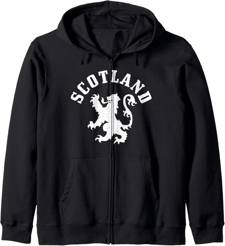 Schottland Vintage Lion Schottland Pride Geschenk UK Kapuzenjacke