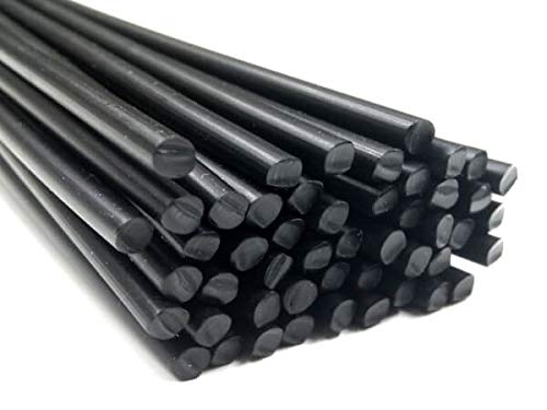 Kunststoffschweissdraht PA 3mm Rund Schwarz 25 Stäbe