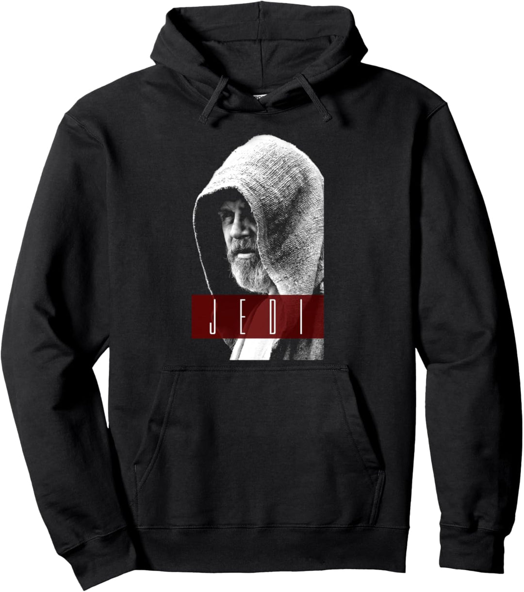 Star Wars The Force Awakens Luke Skywalker Jedi Portrait Pullover Hoodie