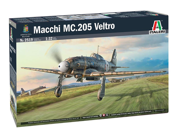 Italeri 2519 1:32 Macchi MC.205 Veltro Modellbausatz Militärflugzeug