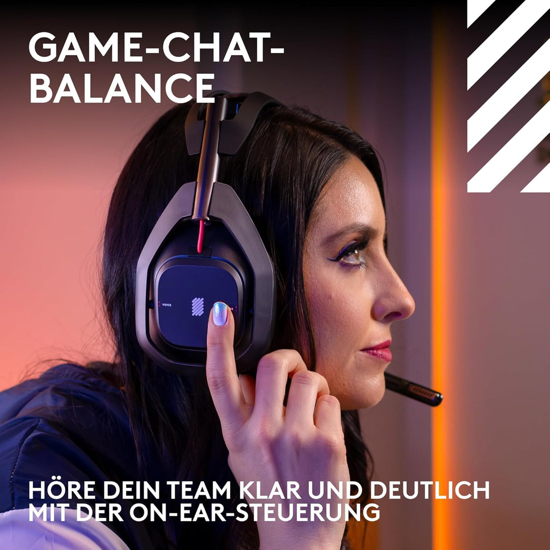 Logitech G Astro A50 LIGHTSPEED kabellose Gaming-Headset + Basisstation (Gen 5), PRO-G GRAPHENE, 3-S