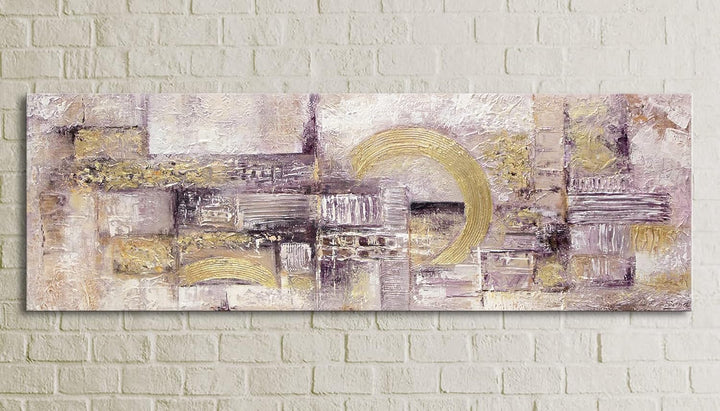 YS-Art Acrylbilder auf Leinwand Handgemalt Bewegungen | Gemälde mit Rahmen wohndecor | handgemalte a