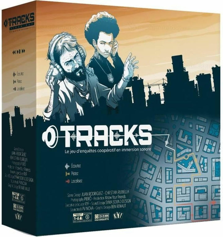 Asmodee Tracks Gesellschaftsspiel, für 1 bis 6 Spieler, ab 12 Jahren