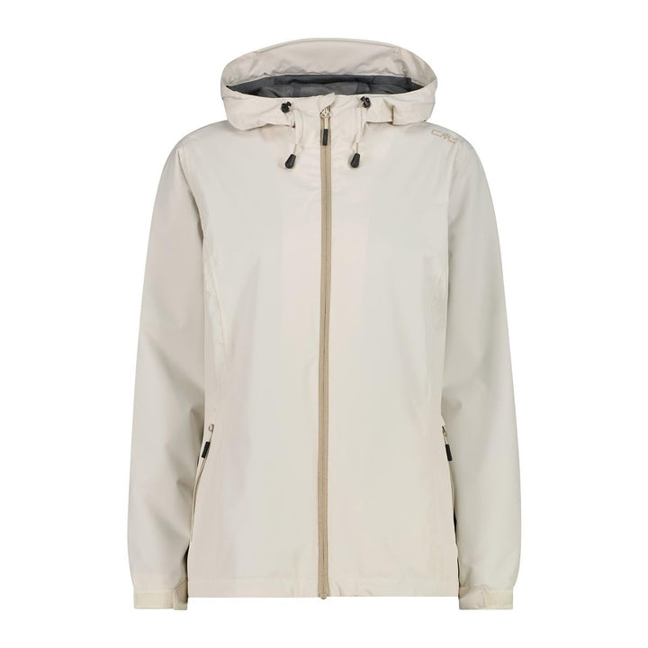 CMP Damen Regenjacke Woman Rain Jacket Fix Hood 36 A238 Vanille, 36 A238 Vanille