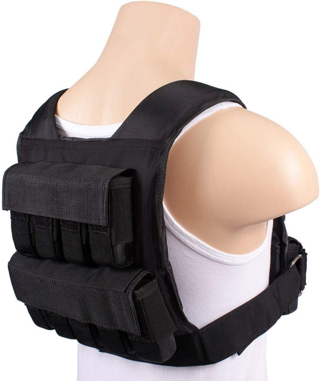 Fortex Gewichtsweste 10-20kg mit herausnehmbaren Gewichten | Trainingsweste Fitnessweste