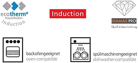 Schulte-Ufer Industar for Professionals Schmorpfanne mit Griffen aus Edelstahl in der Farbe Silber-S
