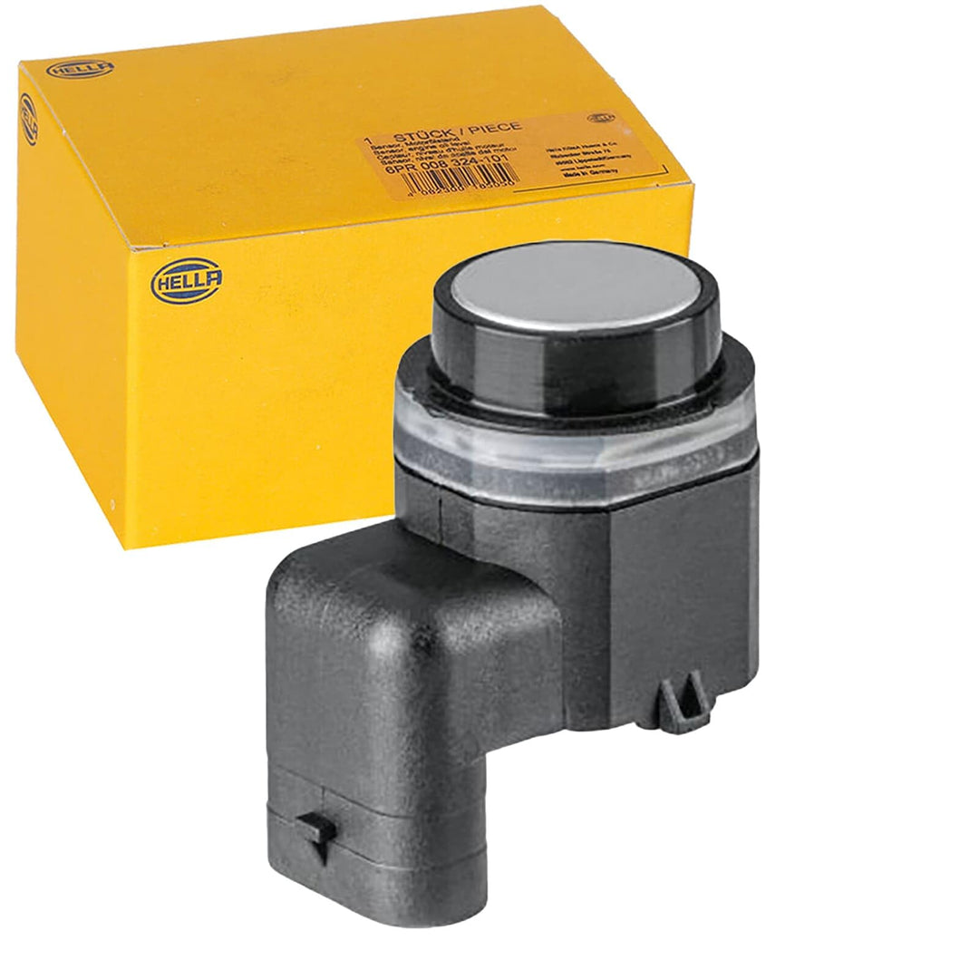 HELLA 6PX 358 141-841 Sensor, Einparkhilfe - 3-polig - gesteckt - überlackierbar - mit Befestigungsr