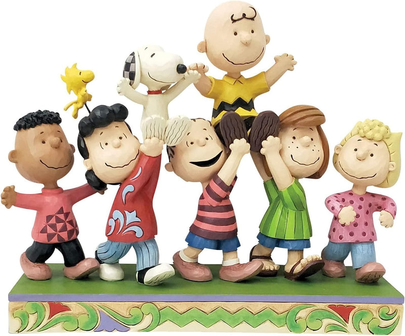 Enesco Peanuts by Jim Shore The Gang Grand Celebration Figur, 19 cm, Mehrfarbig