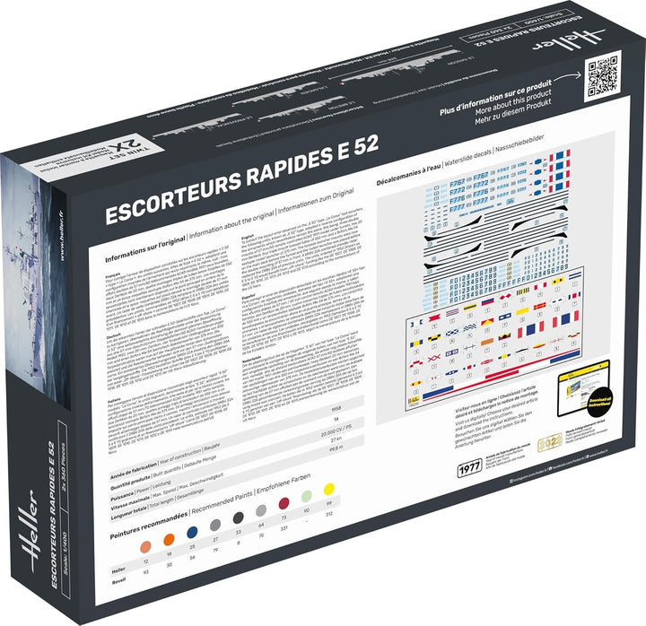 Heller 57094 STARTER KIT Escorteurs Rapides E 52 Collection Historique 1/400