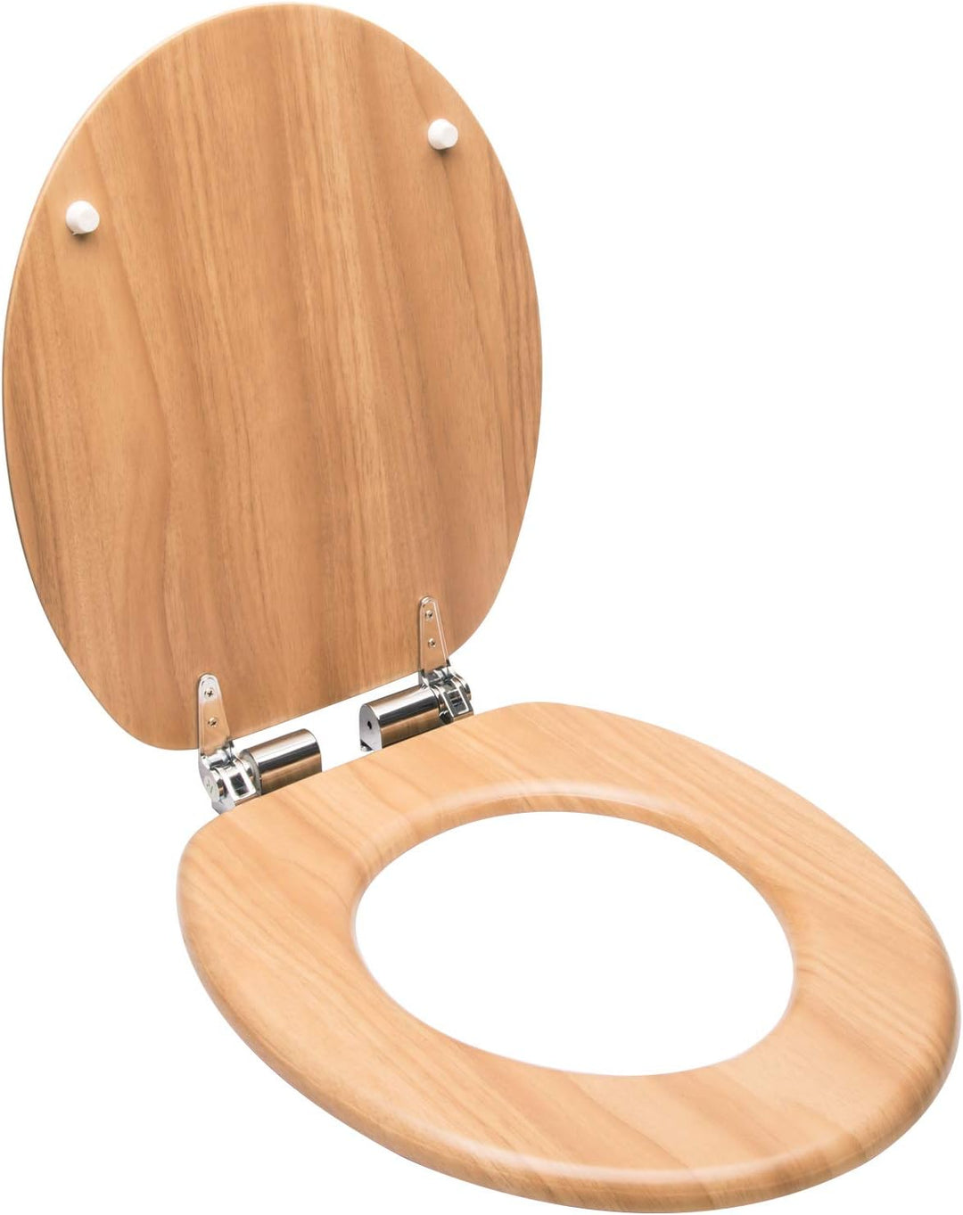 EUGAD WC Sitz Mit Absenkautomatik,Holz Toilettendeckel,Einfache Montage Toilettensitz,Stabile Qualit