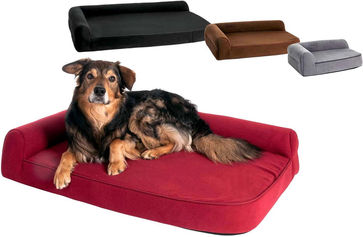 Karlie Kissen Ortho Visco L: 80 cm B: 60 cm H: 21 cm rot