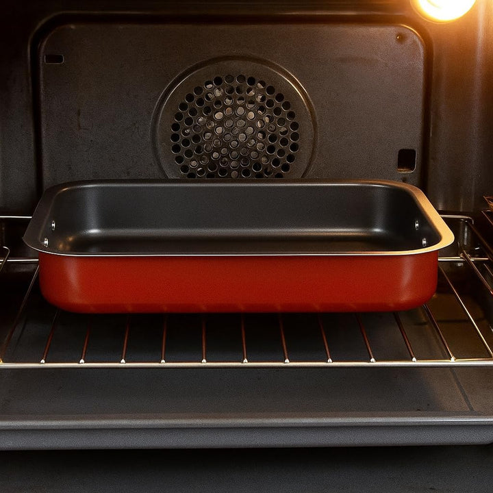 Space Home - Professional Antihaft Backblech-Set, 3-teilig - Kuchenblech - Doppel-Antihaftbeschichtu