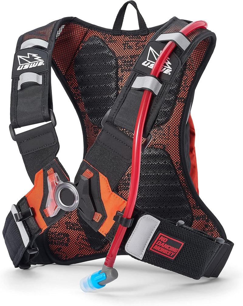 USWE Moto Hydro Hydration Pack - with Water Bladder, a High End, Bounce Free Backpack for Enduro and
