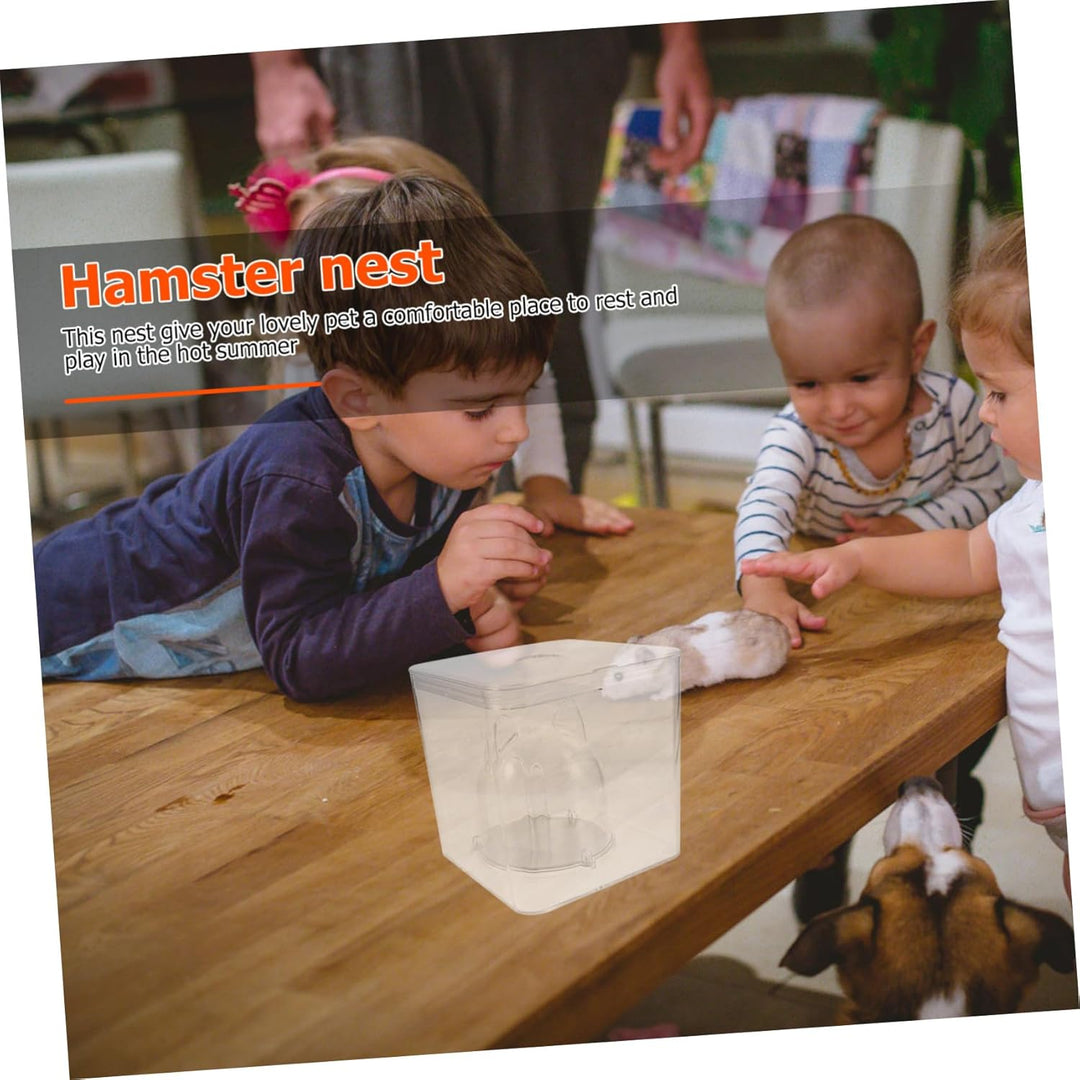 POPETPOP Glasbehälter Für Terrarien Hamster Kühlhaus Kunststoffkühlung Hamster Hamster Hamster Sand